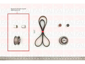 FAI AutoParts TBK457 paskirstymo diržo komplektas 
 Techninės priežiūros dalys -> Papildomas remontas
06F198119A