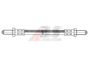 A.B.S. SL 3305 stabdžių žarnelė 
 Stabdžių sistema -> Stabdžių žarnelės
0060522545, 0060727319, 116584554400