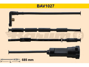 BARUM BAV1027 įspėjimo kontaktas, stabdžių trinkelių susidėvėjimas 
 Stabdžių sistema -> Susidėvėjimo indikatorius, stabdžių trinkelės
12 38 984, 90425491