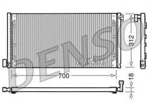 DENSO DCN12001 kondensatorius, oro kondicionierius 
 Oro kondicionavimas -> Kondensatorius
504090674, 99487944