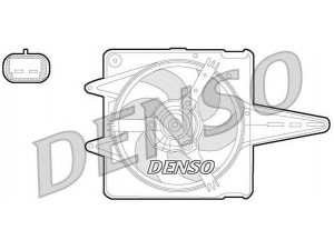 DENSO DER09056 ventiliatorius, radiatoriaus 
 Aušinimo sistema -> Oro aušinimas
46514973, 46515058, 46744382, 46744926