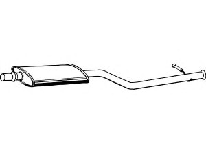 FENNO P1809 vidurinis duslintuvas 
 Išmetimo sistema -> Duslintuvas
1717-G2, 1717-T2