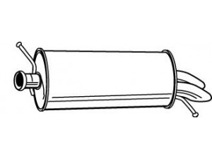 WALKER 72183 galinis duslintuvas 
 Išmetimo sistema -> Duslintuvas
1726HJ