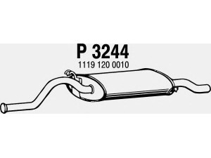 FENNO P3244 galinis duslintuvas 
 Išmetimo sistema -> Duslintuvas
11191200010