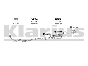 KLARIUS 210220E išmetimo sistema 
 Išmetimo sistema -> Išmetimo sistema, visa