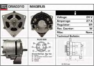DELCO REMY DRA0310 kintamosios srovės generatorius
1164664, 51261017115, 03045200