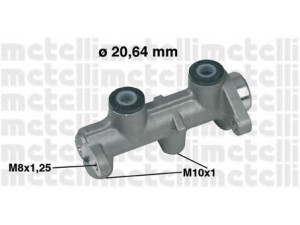 METELLI 05-0306 pagrindinis cilindras, stabdžiai 
 Stabdžių sistema -> Pagrindinis stabdžių cilindras
3492940, 3495609, 558110, 558168