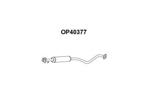 VENEPORTE OP40377 vidurinis duslintuvas 
 Išmetimo sistema -> Duslintuvas
5852339, 5852882, 852397, 24422463