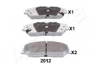 ASHIKA 50-02-2012 stabdžių trinkelių rinkinys, diskinis stabdys 
 Techninės priežiūros dalys -> Papildomas remontas
04465-06090, 1014020059, E63501500