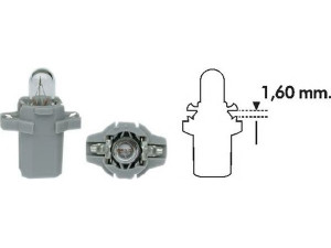 MAGNETI MARELLI 003734100000 lemputė, prietaisų skydelio apšvietimas; lemputė