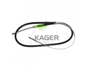 KAGER 19-0288 trosas, stovėjimo stabdys 
 Stabdžių sistema -> Valdymo svirtys/trosai
171609721B, 171609721C