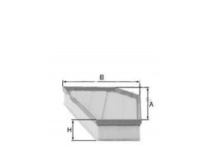 UNIFLUX FILTERS XA791 oro filtras 
 Filtrai -> Oro filtras
30 741 485, 30 792 181, 30741485