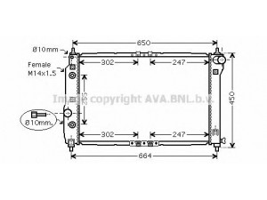 AVA QUALITY COOLING DW2068 radiatorius, variklio aušinimas 
 Aušinimo sistema -> Radiatorius/alyvos aušintuvas -> Radiatorius/dalys
96443479, 96536526, 96536527, 96816484
