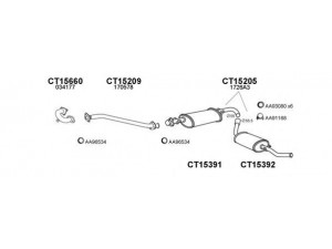 VENEPORTE 450434 išmetimo sistema