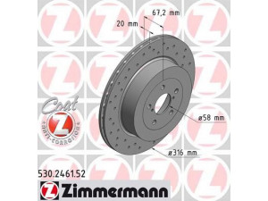 ZIMMERMANN 530.2461.52 stabdžių diskas 
 Dviratė transporto priemonės -> Stabdžių sistema -> Stabdžių diskai / priedai
26700-FE000