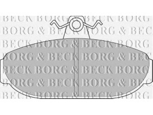 BORG & BECK BBP1079 stabdžių trinkelių rinkinys, diskinis stabdys 
 Techninės priežiūros dalys -> Papildomas remontas
2701751, 270195, 2701951, 2711740