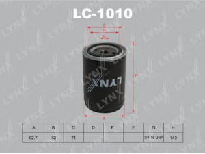 LYNXauto LC-1010 alyvos filtras 
 Techninės priežiūros dalys -> Techninės priežiūros intervalai
028 115 561 E