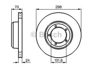 BOSCH 0 986 478 824 stabdžių diskas 
 Dviratė transporto priemonės -> Stabdžių sistema -> Stabdžių diskai / priedai
FTC 902, LR017952, LR017952