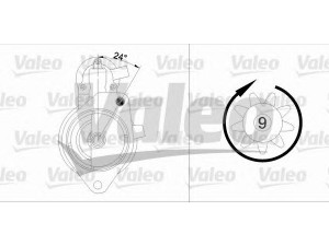 VALEO 433344 starteris 
 Elektros įranga -> Starterio sistema -> Starteris
1202013, 1202118, 1202956, 3471396