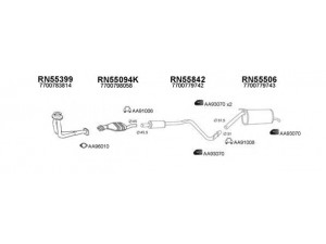 VENEPORTE 550309 išmetimo sistema 
 Išmetimo sistema -> Išmetimo sistema, visa