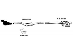 EBERSPÄCHER 212175 išmetimo sistema 
 Išmetimo sistema -> Išmetimo sistema, visa