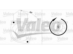 VALEO 455547 starteris 
 Elektros įranga -> Starterio sistema -> Starteris
036911023P, 036911023PX, 036911023R