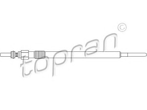 TOPRAN 401 082 kaitinimo žvakė 
 Kibirkšties / kaitinamasis uždegimas -> Kaitinimo kaištis
001 159 50 01, 001 159 71 01