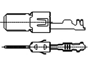 HELLA 8KW 863 928-033 kabelio jungtis