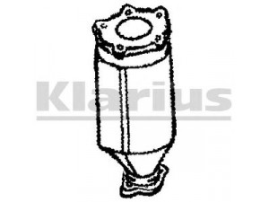 KLARIUS 322119 katalizatoriaus keitiklis 
 Išmetimo sistema -> Katalizatoriaus keitiklis
1714097408