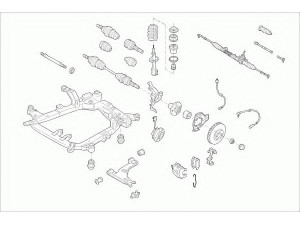 ZF Parts OPEL-ASTRA-FZ023 vairavimo mechanizmas; rato pakaba 
 Ašies montavimas/vairavimo mechanizmas/ratai -> Prekių paieška pagal schemą