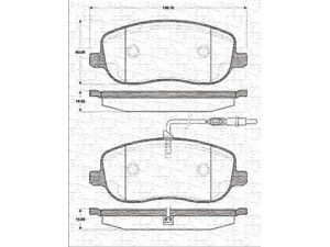 MAGNETI MARELLI 363702161236 stabdžių trinkelių rinkinys, diskinis stabdys 
 Techninės priežiūros dalys -> Papildomas remontas
425231, 9949552, 9949552, 425220