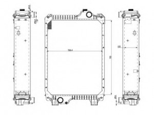 NRF 54080 radiatorius, variklio aušinimas
82033792, 87352193, 82033792, 87352193