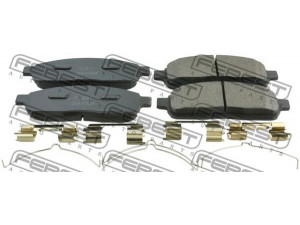FEBEST 2101-F150F stabdžių trinkelių rinkinys, diskinis stabdys
4U2Z-2V001-DA