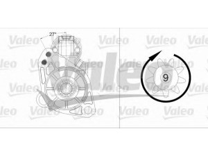 VALEO 458186 starteris 
 Elektros įranga -> Starterio sistema -> Starteris
077911023J, 077911023JX, 077911023K