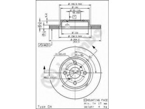 BREMBO 09.6765.10 stabdžių diskas 
 Stabdžių sistema -> Diskinis stabdys -> Stabdžių diskas
4351216080, 4351216130