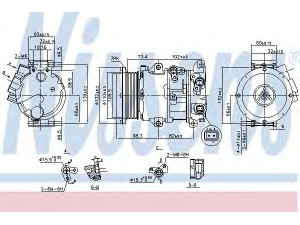 NISSENS 890144 kompresorius, oro kondicionierius 
 Oro kondicionavimas -> Kompresorius/dalys
88310-06330, 88310-06380, 88310-33250