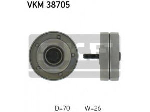 SKF VKM 38705 kreipiantysis skriemulys, V formos rumbuotas diržas 
 Diržinė pavara -> V formos rumbuotas diržas/komplektas -> Laisvasis/kreipiamasis skriemulys
11 28 0 946 004