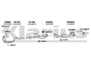 KLARIUS 931228U išmetimo sistema