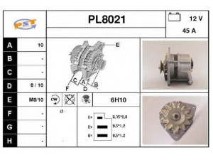 SNRA PL8021 kintamosios srovės generatorius
LR150189, 2871A129T