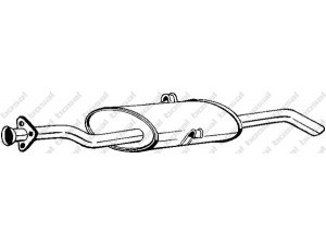 BOSAL 148-009 galinis duslintuvas 
 Išmetimo sistema -> Duslintuvas
82 403 461, 82 462 220, 82 394 917
