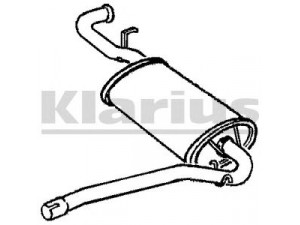 KLARIUS 240240 galinis duslintuvas 
 Išmetimo sistema -> Duslintuvas
029115303A, 029115303A, 029115303A