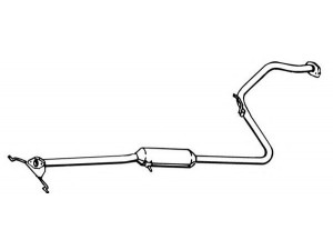 WALKER 15749 vidurinis duslintuvas 
 Išmetimo sistema -> Duslintuvas
B30340600A, B30340600B, KK10240600A