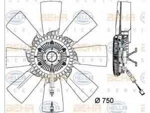 HELLA 8MV 376 730-721 ventiliatorius, radiatoriaus 
 Aušinimo sistema -> Oro aušinimas
1 453 967