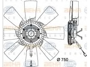 HELLA 8MV 376 730-721 ventiliatorius, radiatoriaus 
 Aušinimo sistema -> Oro aušinimas
1 453 967