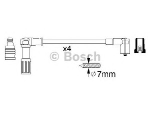BOSCH 0 356 912 846 uždegimo laido komplektas 
 Kibirkšties / kaitinamasis uždegimas -> Uždegimo laidai/jungtys
7735100, 7753100, 7735100, 7735100