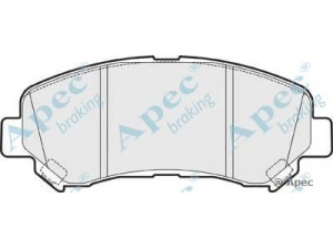 APEC braking PAD1621 stabdžių trinkelių rinkinys, diskinis stabdys 
 Techninės priežiūros dalys -> Papildomas remontas
5581057L50, D10609N00A, D1060JD00A