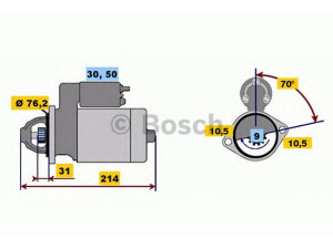 BOSCH 0 001 113 004 starteris