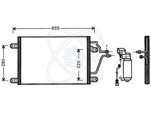 ELECTRO AUTO 30R0014 kondensatorius, oro kondicionierius
7701204731, 7701204733