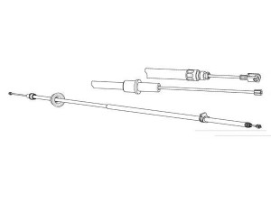 CEF VO02144 trosas, stovėjimo stabdys 
 Stabdžių sistema -> Valdymo svirtys/trosai
9209757, 92097575, 9485386