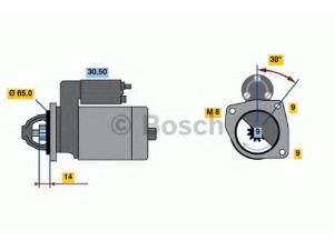BOSCH 0 986 017 030 starteris 
 Elektros įranga -> Starterio sistema -> Starteris
46518059, 46231531, 46429594, 46473785